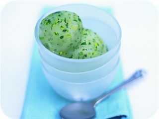 Lemon, Lime and Peppermint Sorbet