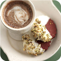 Red Velvet Shortbread Cookies 