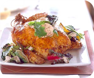 Chicken, Goat Cheese, and Greens