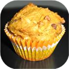 Pumpkin Coconut Muffins with Chocolate Chips