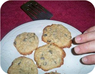 Raisin Oat Cookies