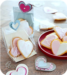 Puffed Heart Lemon Cookies