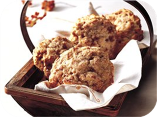 Banana-Toffee Drop Scones