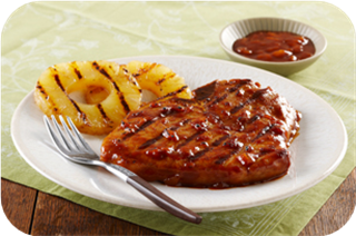 Glazed Pineapple Chops