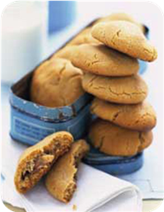 Peanut Butter and Candy Cookies