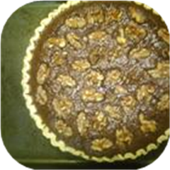 Walnut Brownie Pie