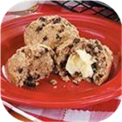 Banana-Chip Oat Muffins
