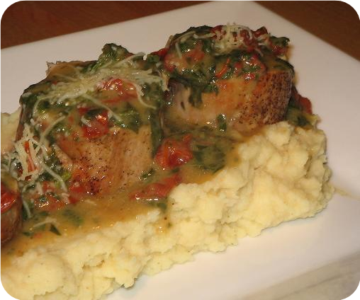 Florentine Pork Medallions