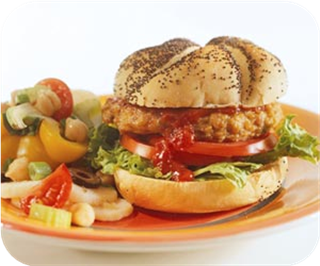 Cajun chicken burgers 
