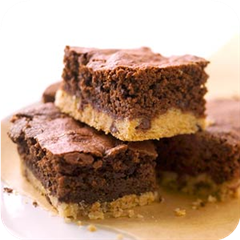 Shortbread brownies 