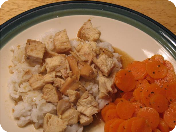 Sweet Aromatic Chicken With Rice (Crock Pot)