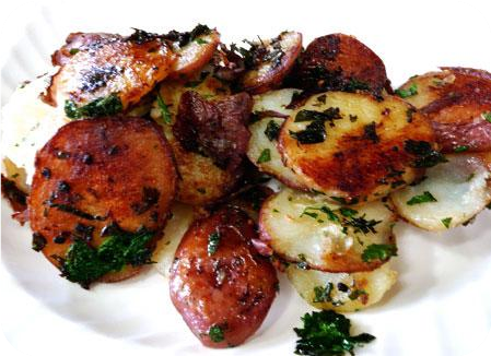 Saut&eacute;ed Potatoes