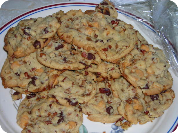 Chocolate Toffee Chip Cookies