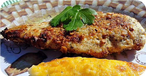 Parmesan Almond Chicken