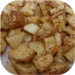 Microwaved Potatoes Lyonnaise