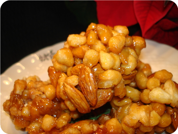 Italian Honey Balls (Pignolata or Struffoli)