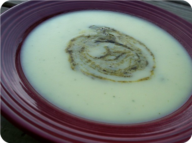 Potato and Pesto Soup