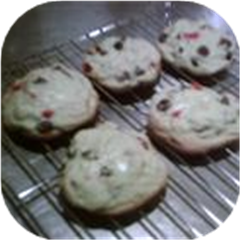 Spumoni Chocolate Chip Cookies