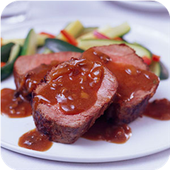 Keefer's: diane sauce 