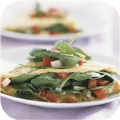 Spinach and Cheese Omelet