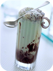 Fizzy Mint-Chocolate Soda