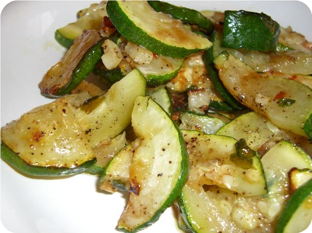 Grilled Garlic Zucchini