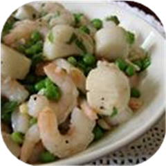 Italian Scallop and Shrimp Salad