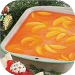 Peaches 'n' Cream Gelatin Dessert