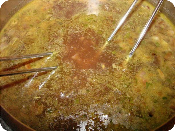 Roasted Garlic Fondue Broth