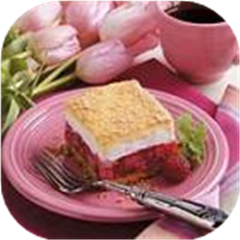 Rhubarb Icebox Dessert
