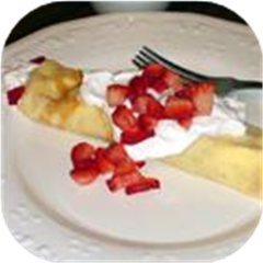 Creamy Strawberry Crepes