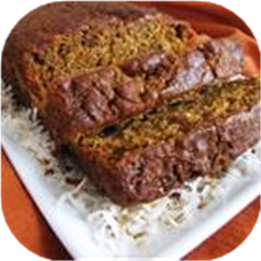 Coconut Pumpkin Nut Bread