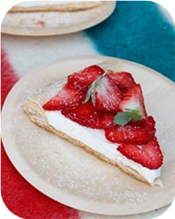 Strawberry Tart with Flaky Pastry