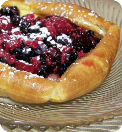 Oven Berry Pancakes