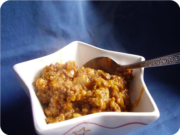 Ground Beef and Sauce --- 3 Ingredients