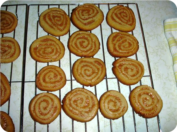 Caramel Swirl Cookies