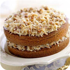 German chocolate cake 