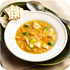 Squash-quinoa soup 