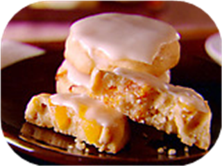 Apricot and Nut Cookies with Amaretto Icing