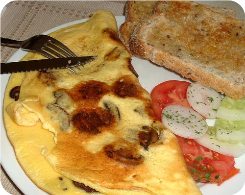 Mushroom Omelette