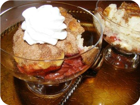 Strawberry Rhubarb Puff