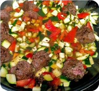 Zucchini and Ground Beef
