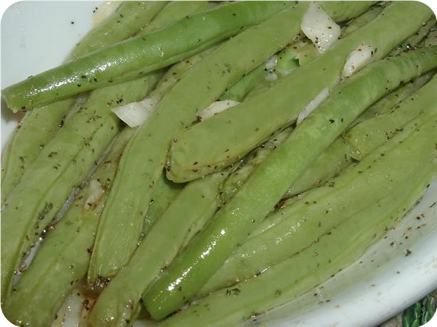 Baked Garlic Green Beans