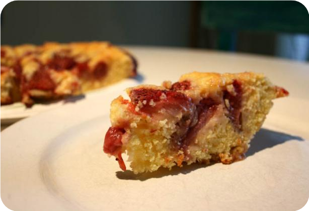 Strawberry - Rhubarb Coffee Cake