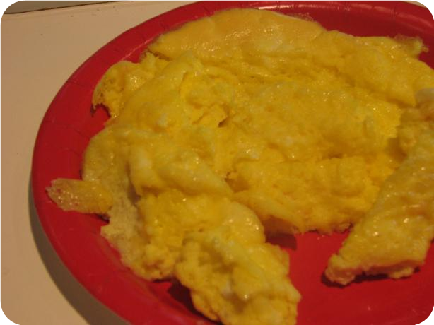 Fluffy Oven Scrambled Eggs