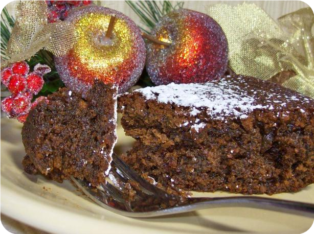 Dark Molasses Gingerbread Cake