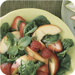 Summer Fruit with Sesame Dressing