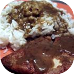 Chicken with Rice and Gravy