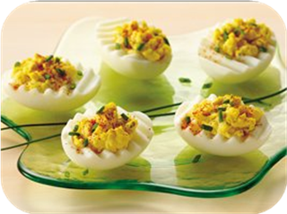 Chive 'n Onion Deviled Eggs