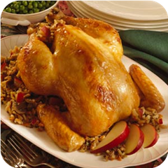 Apple and Wild Rice Stuffed Chicken